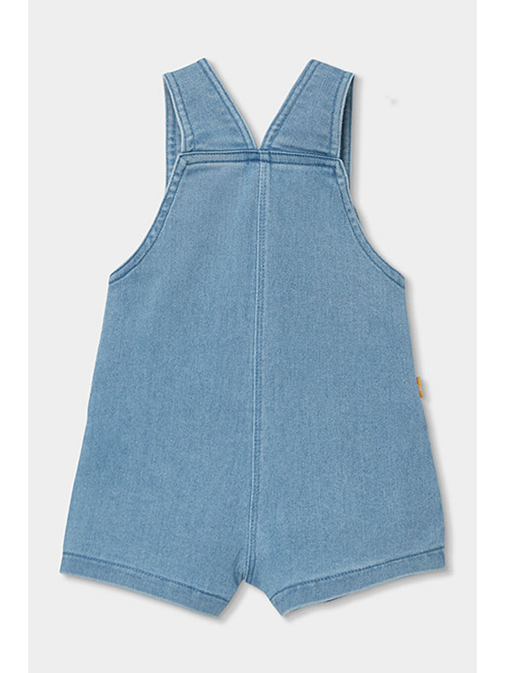Yengeç Desenli Denim Salopet Set 6-24 Ay Mavi-5