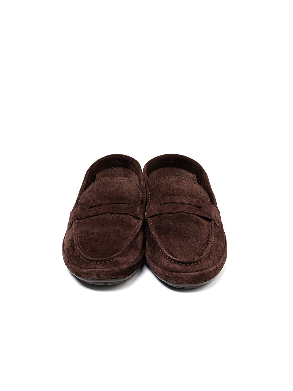 Kahverengi Erkek Loafer Ayakkabı OG-2311 2164 Kahve Süet-4