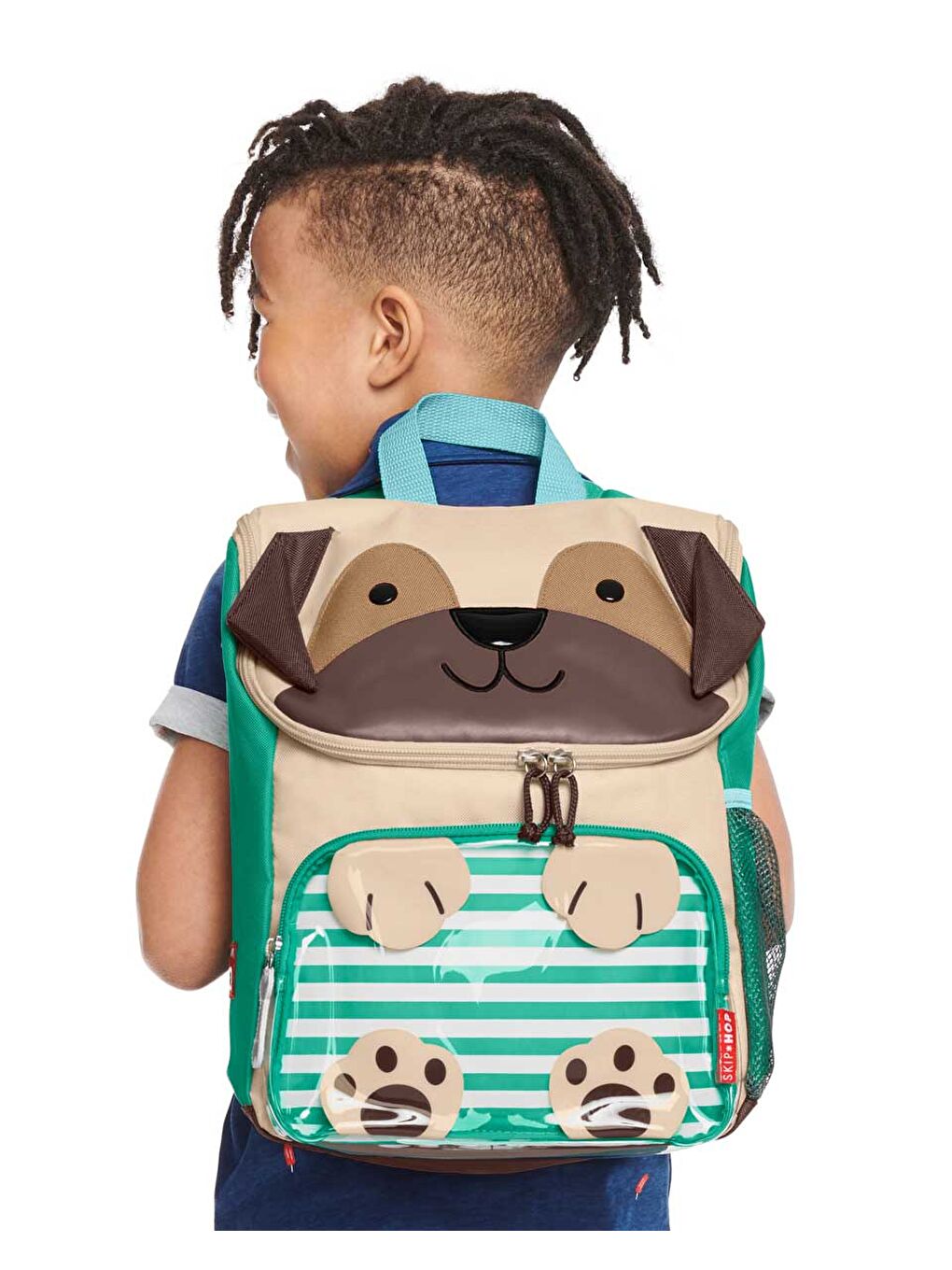Karışık Çocuk Büyük Boy Sırt Çantası Pug-8