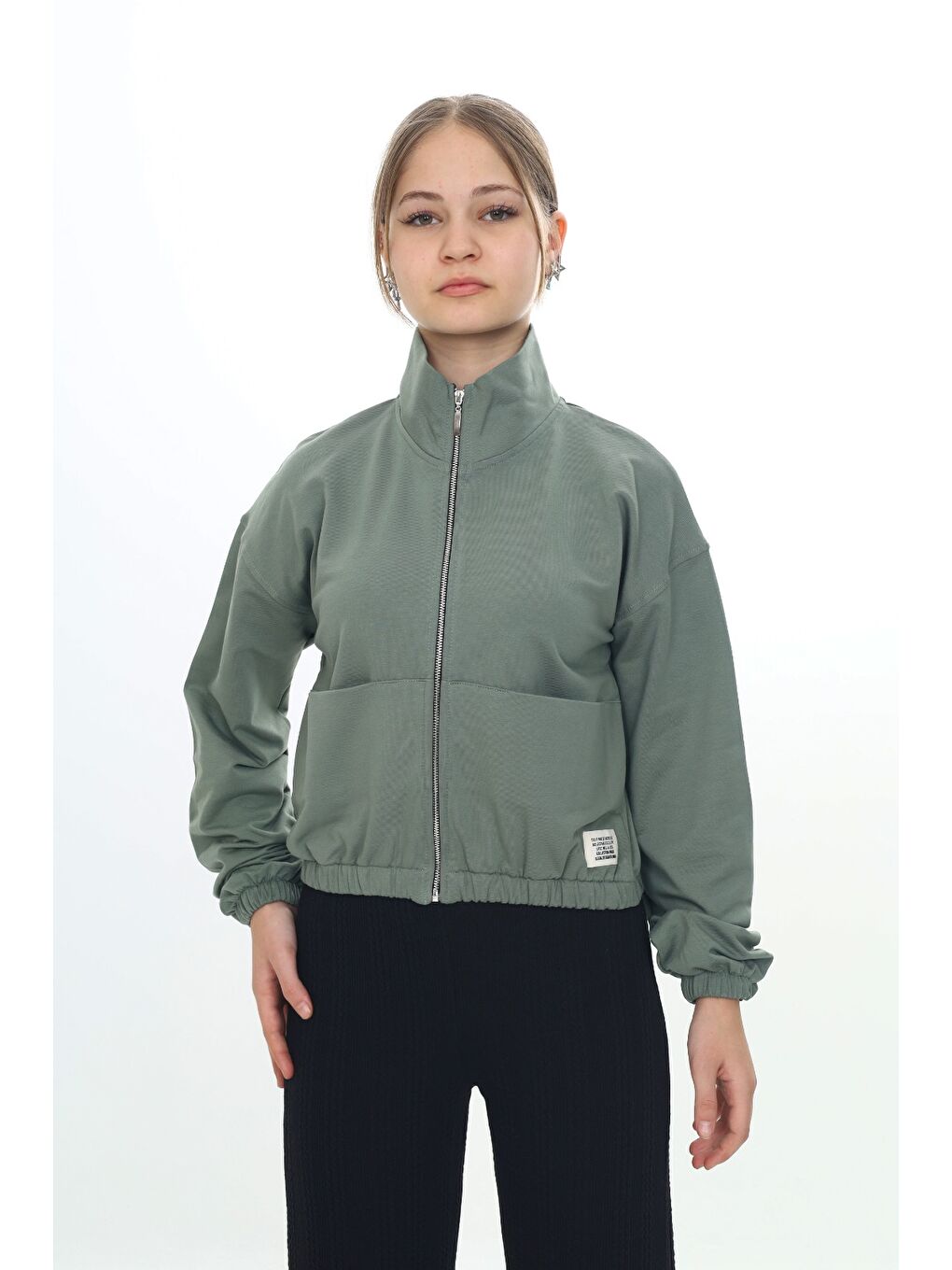 Yeşil Kız Çocuk Hırka