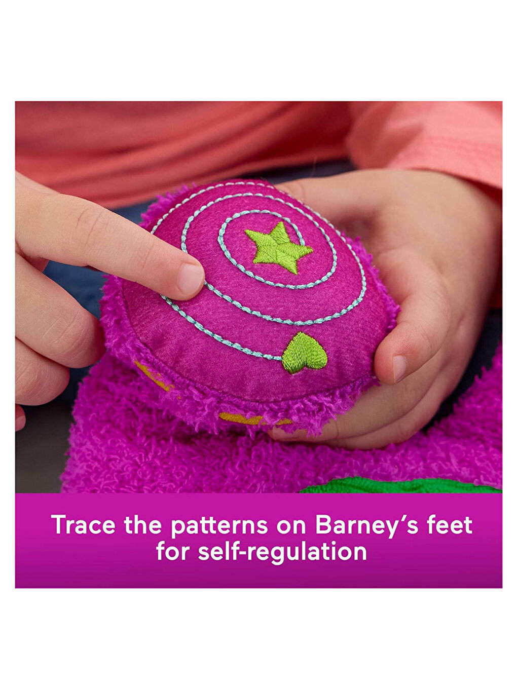 Fisher-Price Kalp Yapan Barney Pelüş Oyuncağı HYG89-4