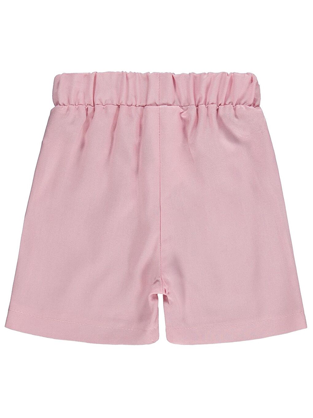 Baby Bel Fiyonklu Düz 6-18 Ay Şort - Pembe-1