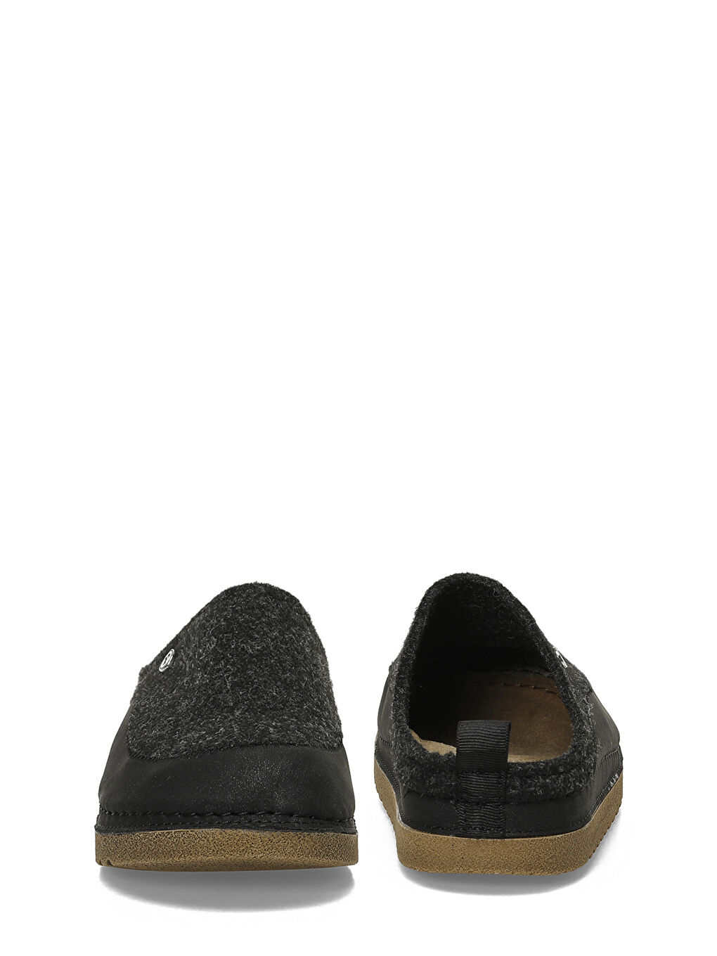 609042.Z5PR Siyah Kadın Sabo Terlik-4