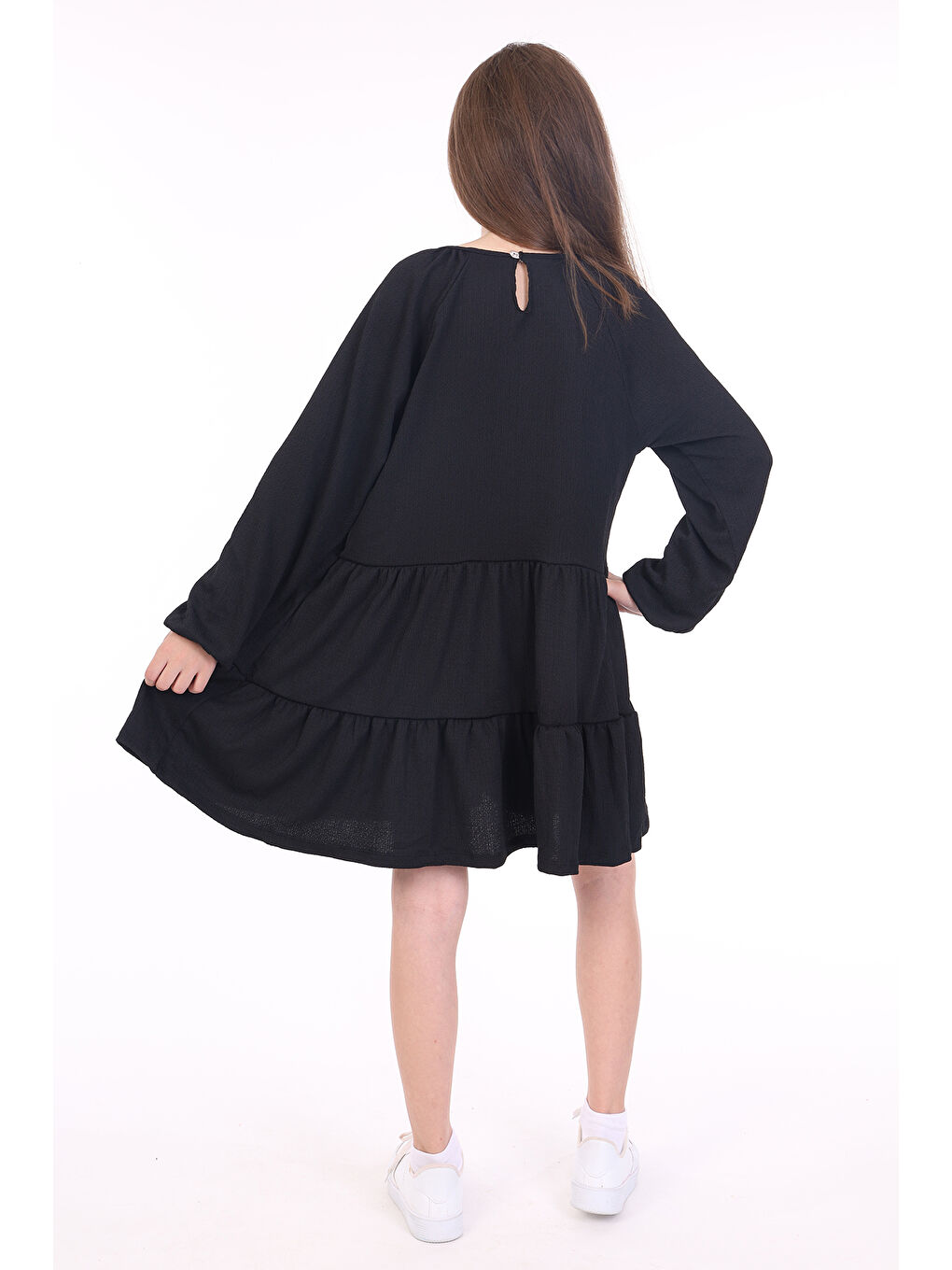 Siyah Kız Çocuk Elbise-1
