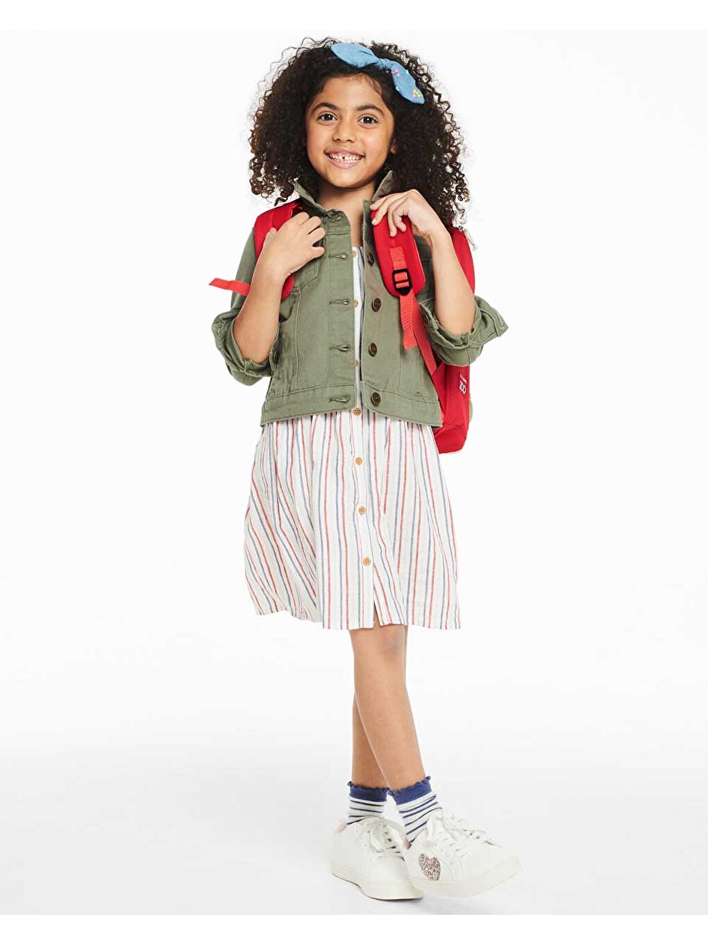 Karışık Çocuk Büyük Boy Sırt Çantası Tilki-7