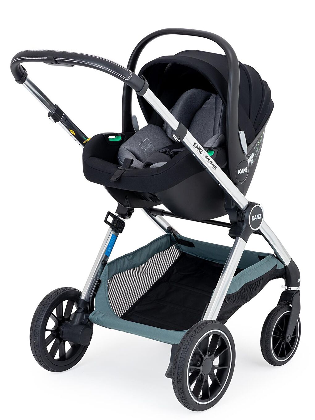 Explorer Travel Sistem Bebek Arabası - Yeşil-4