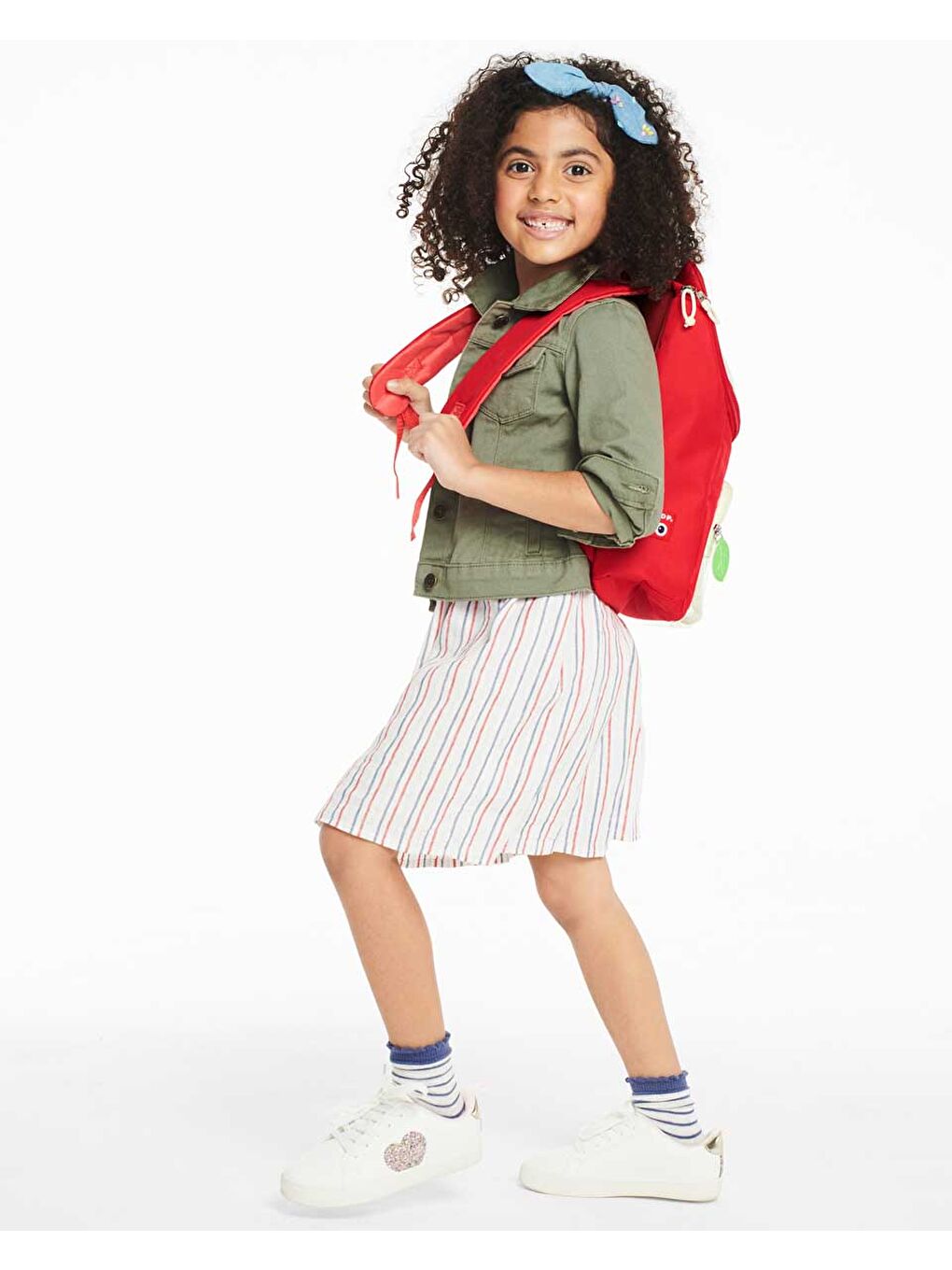 Karışık Çocuk Büyük Boy Sırt Çantası Tilki-11