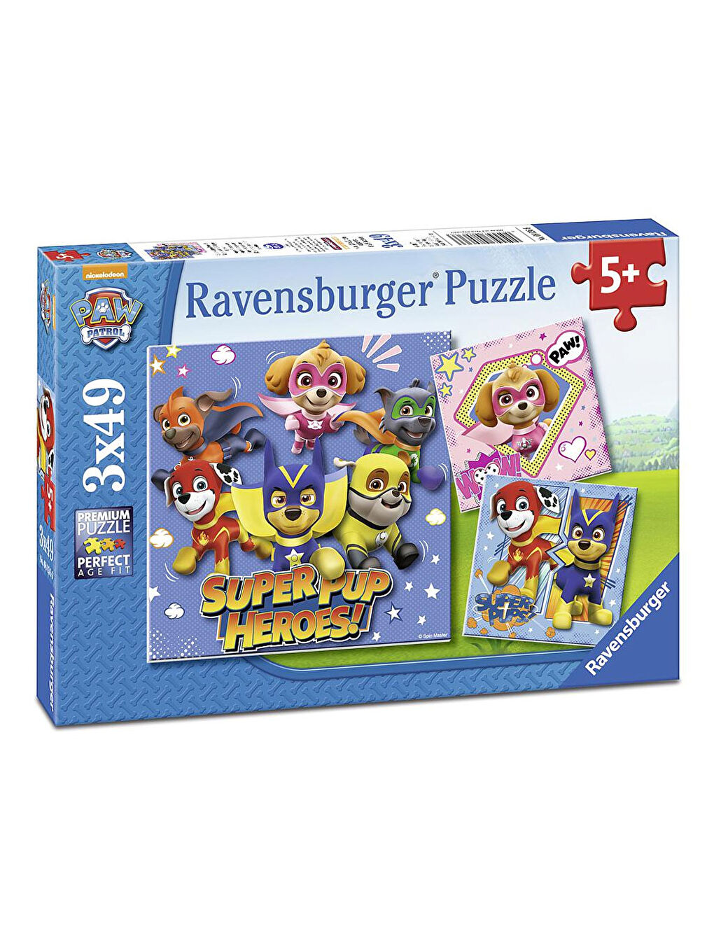 Ravensburger Renksiz Çocuk Puzzle 3x49 Parça Paw Patrol 80366