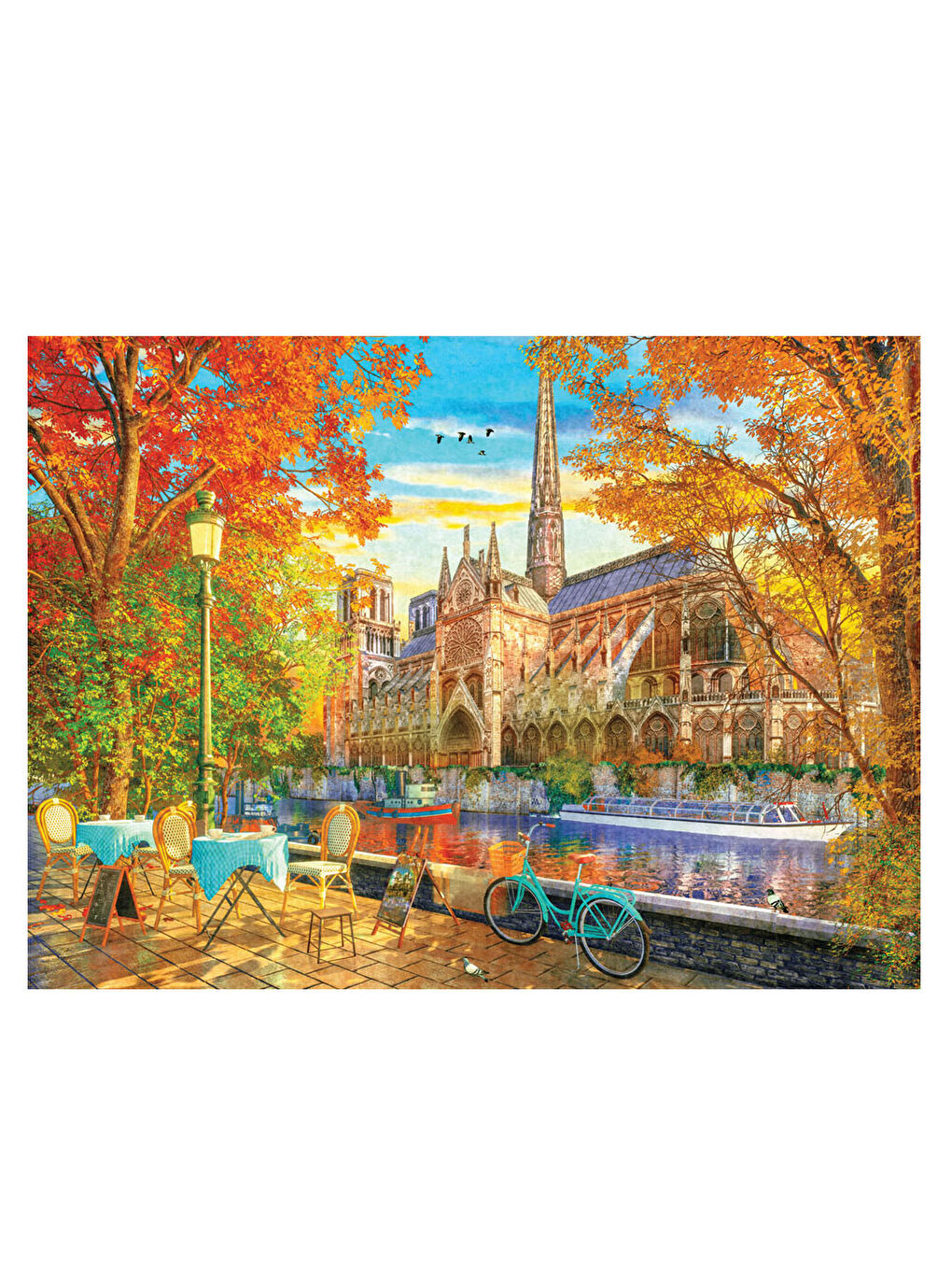 Puzzle 1000 Parça Sonbaharda Notre Dame 1176-1