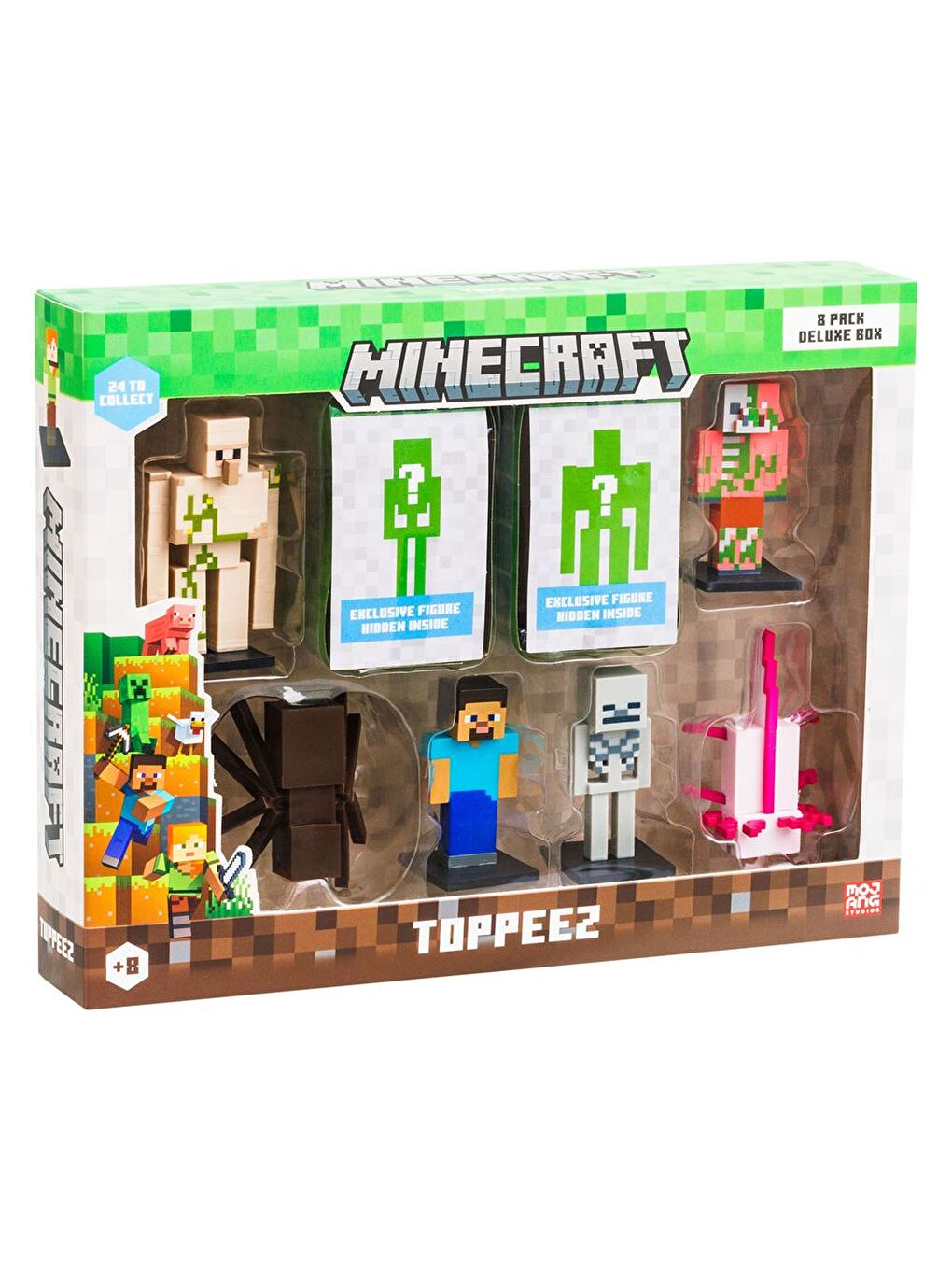 Minecraft 3D Figür Toppeez 8'li Delüks Set MC2070 Model 2-1