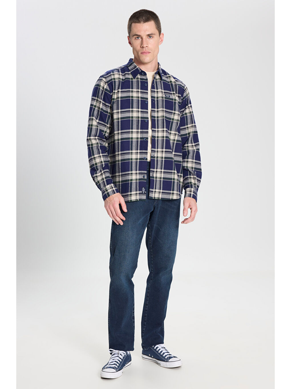 Karışık Regular Fit Normal Kesim %100 Pamuk Çok Renkli Gömlek-2