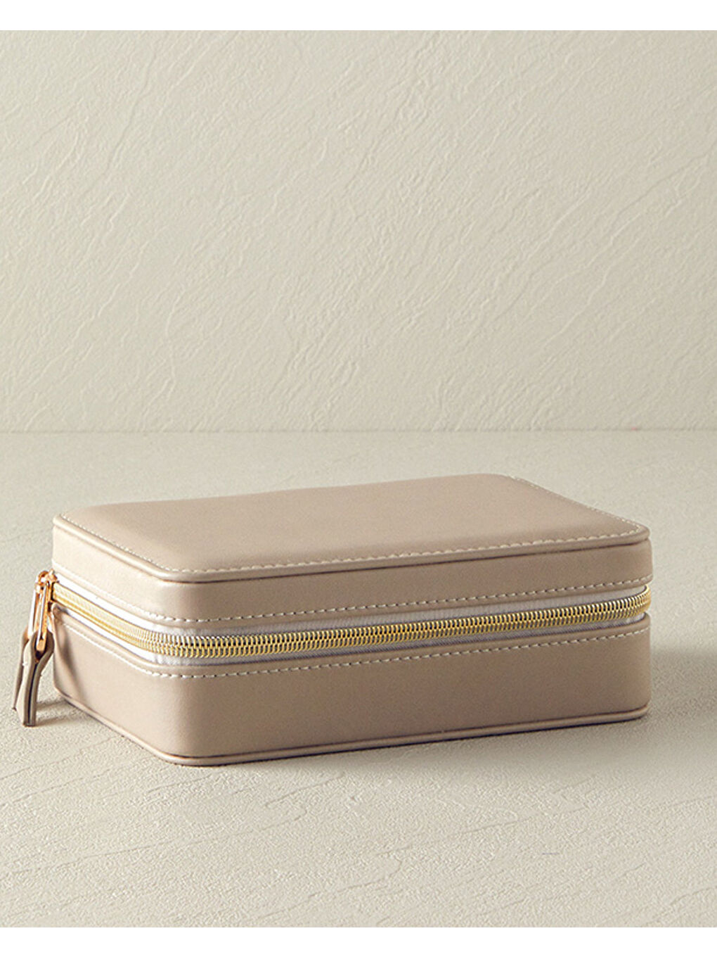 Vintage Takı Kutusu Bej