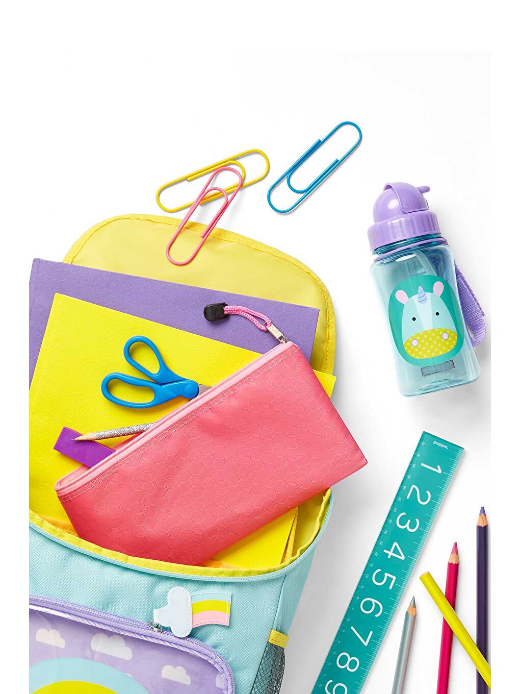 Karışık Çocuk Büyük Boy Sırt Çantası Narwhal-2