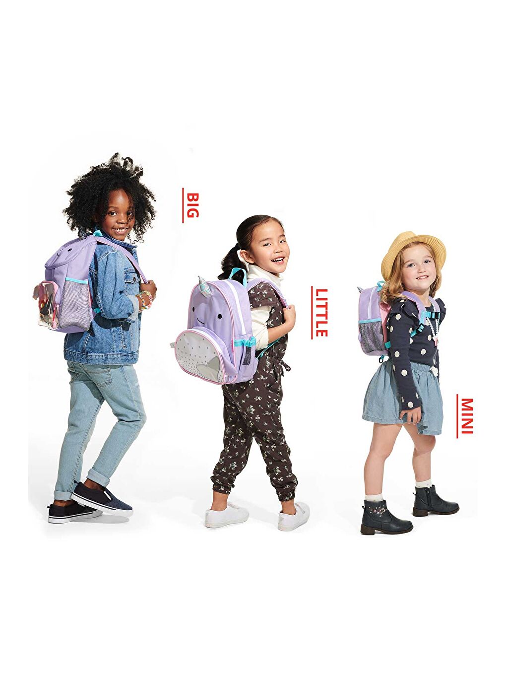 Karışık Çocuk Büyük Boy Sırt Çantası Narwhal-3