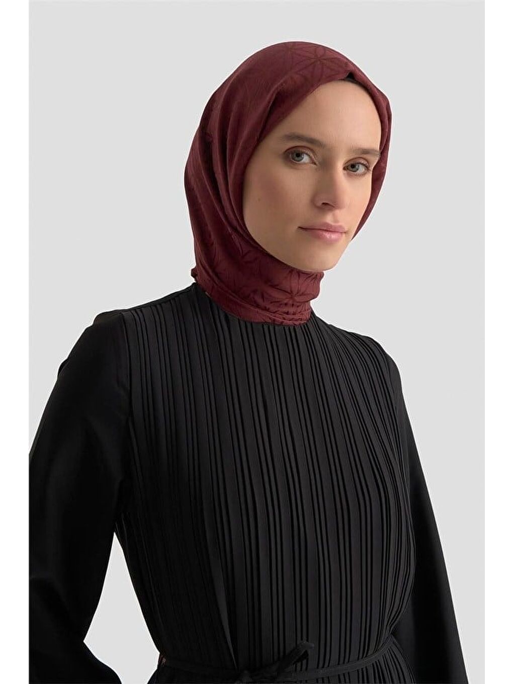 Piliseli Elbise Siyah-3