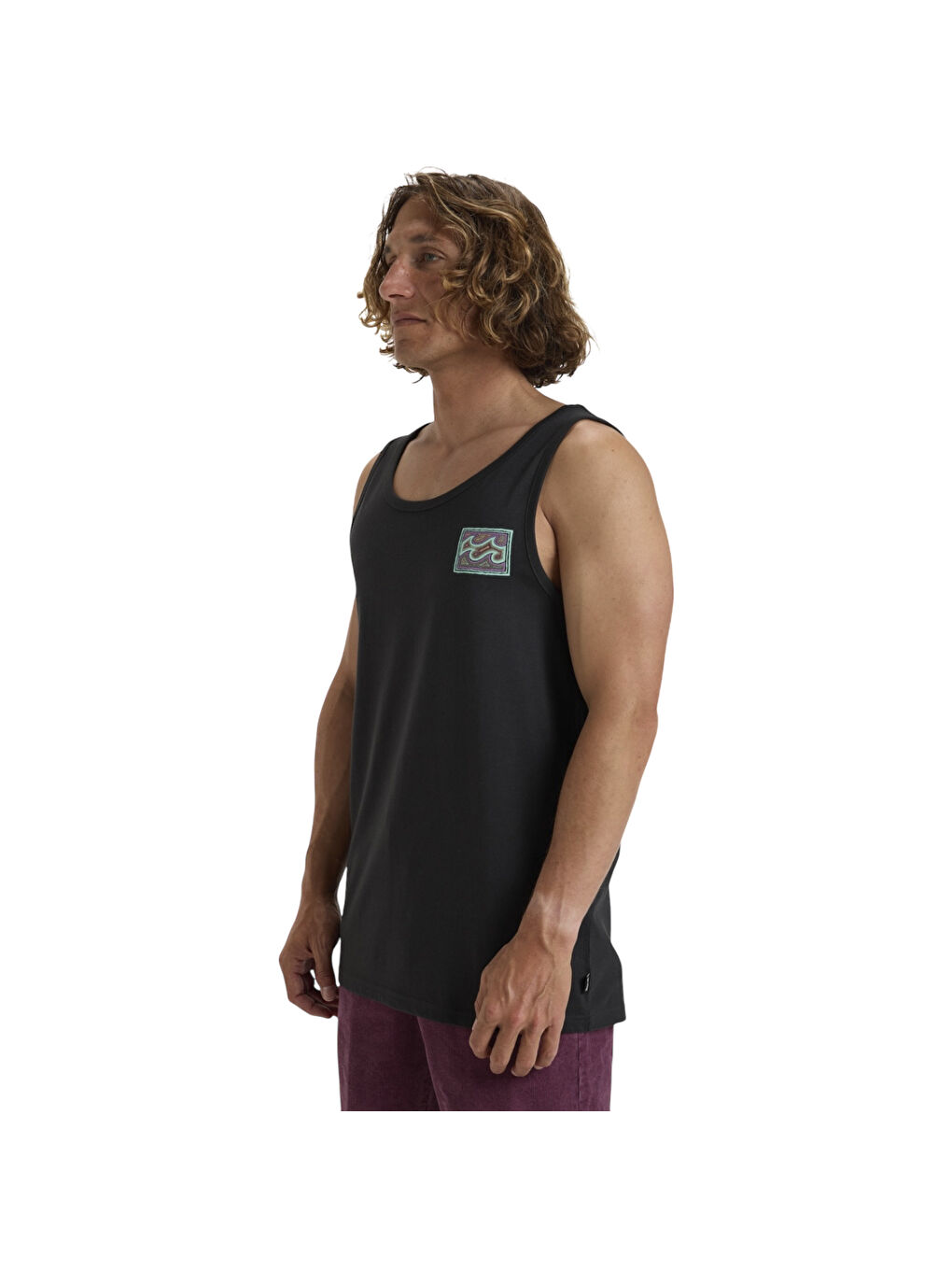 Crayon Wave Tk Erkek Kolsuz Siyah Tişört-2