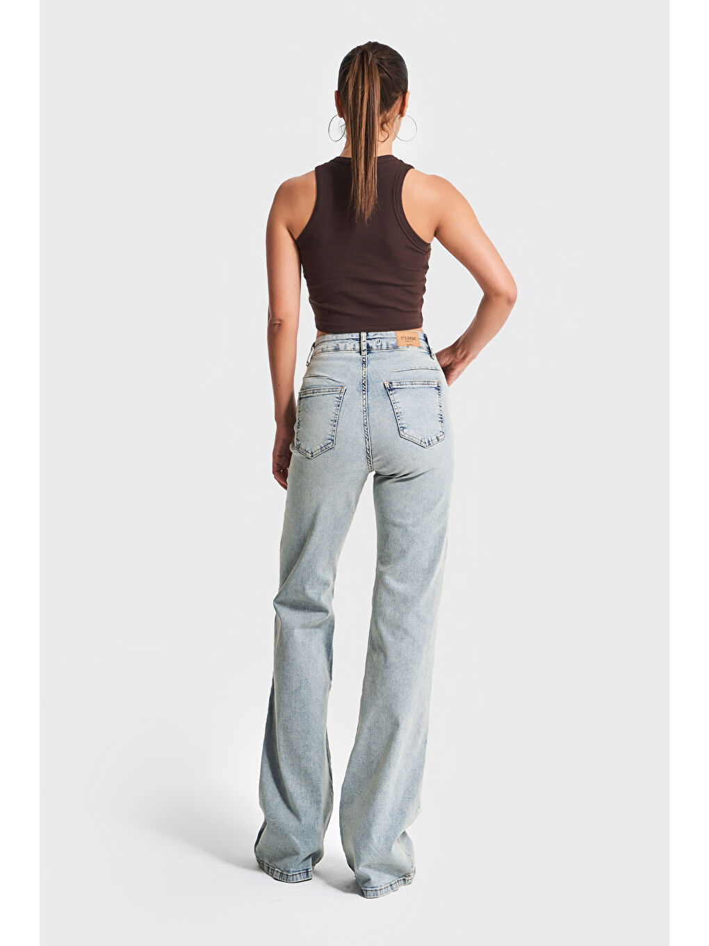 Mavi Kadın T.Kot Rengi 4s5-32 Flare Fit Esnek Elastanlı Kumaş İç Boy 83 cm Denim Jean-3