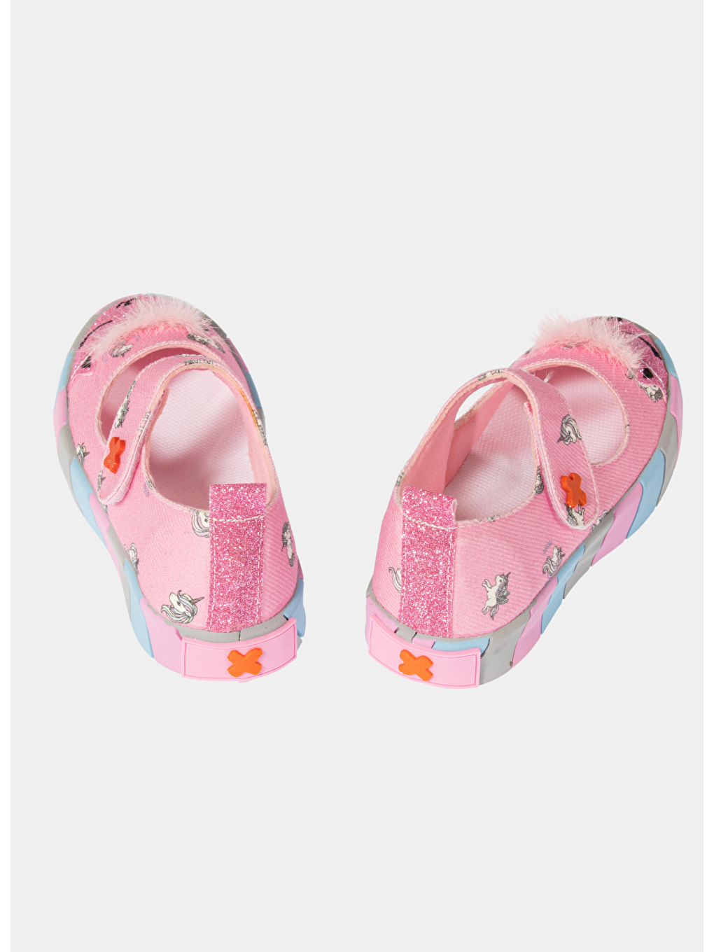 Pembe Kedi Kanvas 3D Kız Çocuk Babet-4