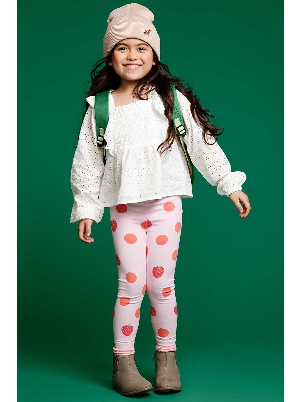 Karışık Çocuk Sırt Çantası Çilek-3