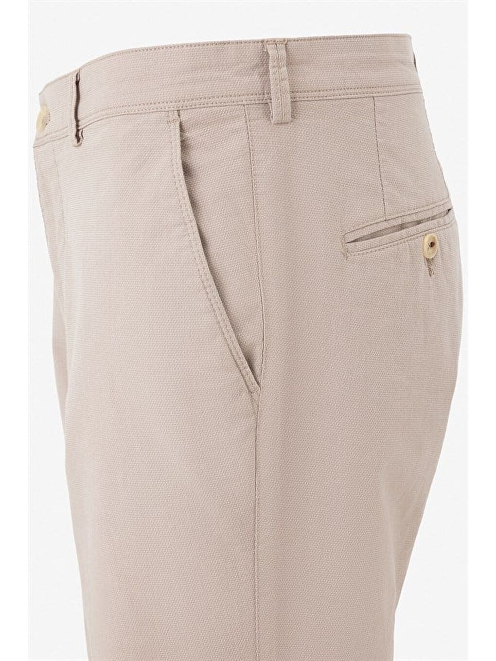 Bej Regular Casual Pantolon-2