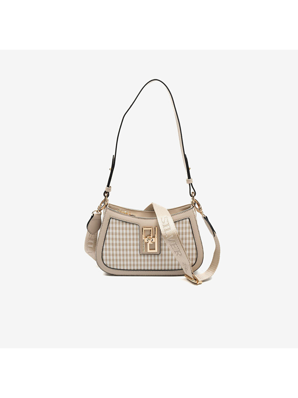 Kadın SP1132-M191 SILVER POLO Omuz Çantası Kum Beji-Kum Beji-4