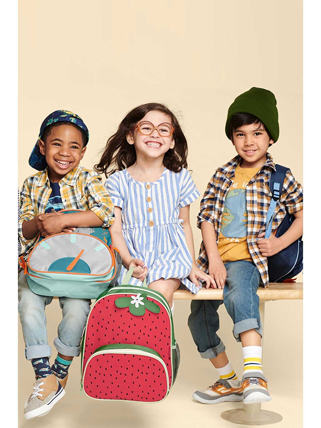 Karışık Çocuk Sırt Çantası Çilek-9