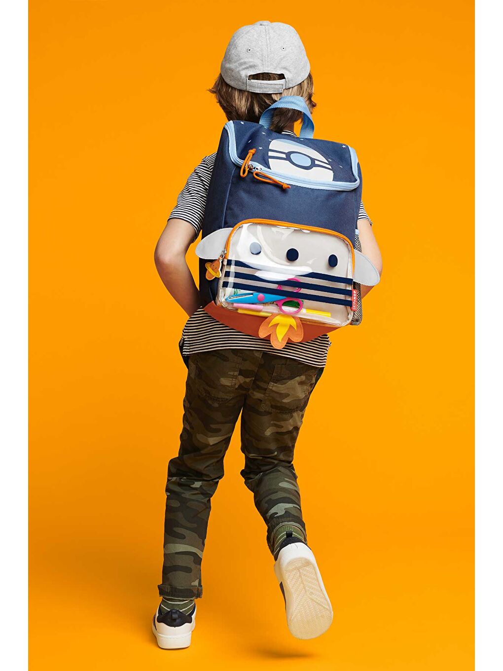 Karışık Çocuk Büyük Boy Sırt Çantası Roket-3