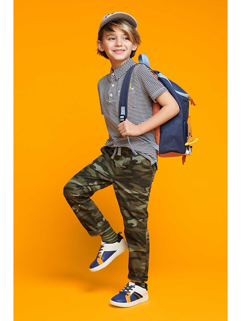 Karışık Çocuk Büyük Boy Sırt Çantası Roket-4