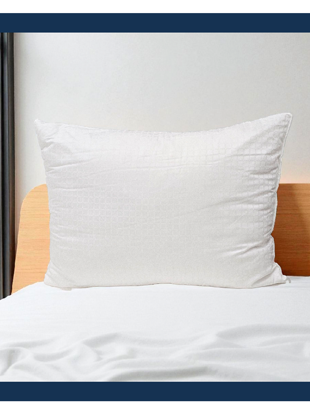 Beyaz Solivane Otel Tipi Lüks Yastık | Elit Pamuk Nano Yastık 1300gr 230TC | Queen Size 60x80-5