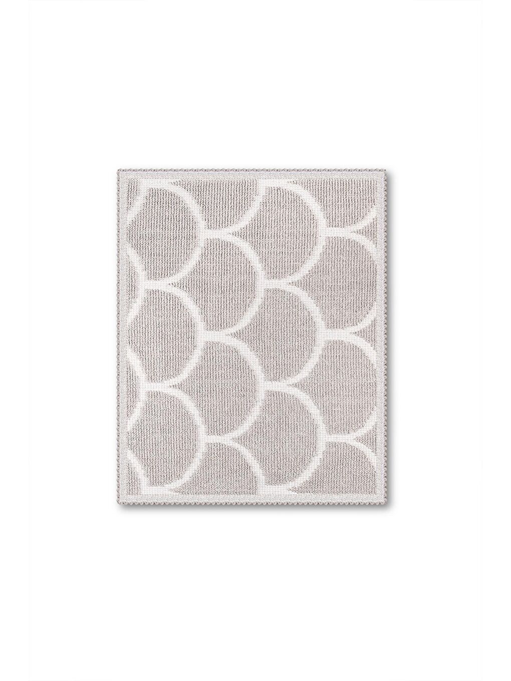 Bej Pearl Doğal Pamuklu 2'li Banyo Paspas Seti 60X100+50X60 Taş-2