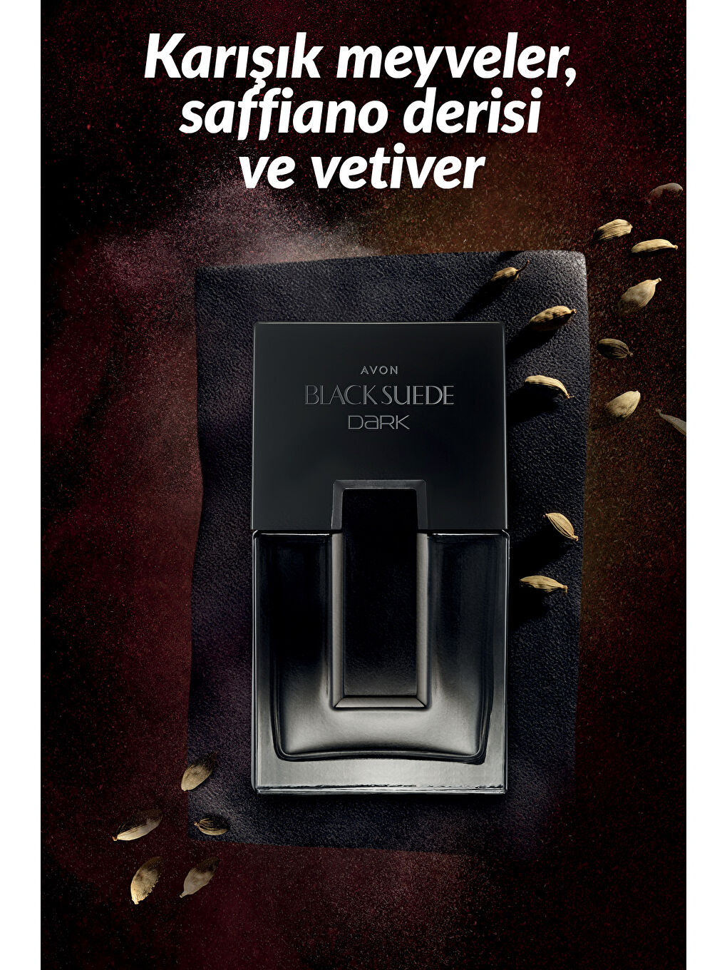 Black Suede Dark Erkek Parfüm Rollon ve Saç Vücut Şampuanı Paketi-1