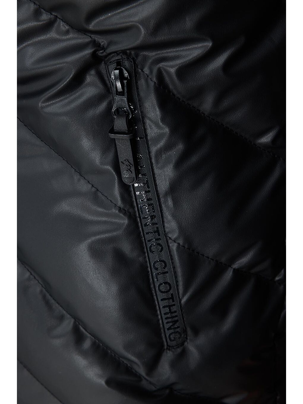 Erkek Siyah Şişme Mont-3