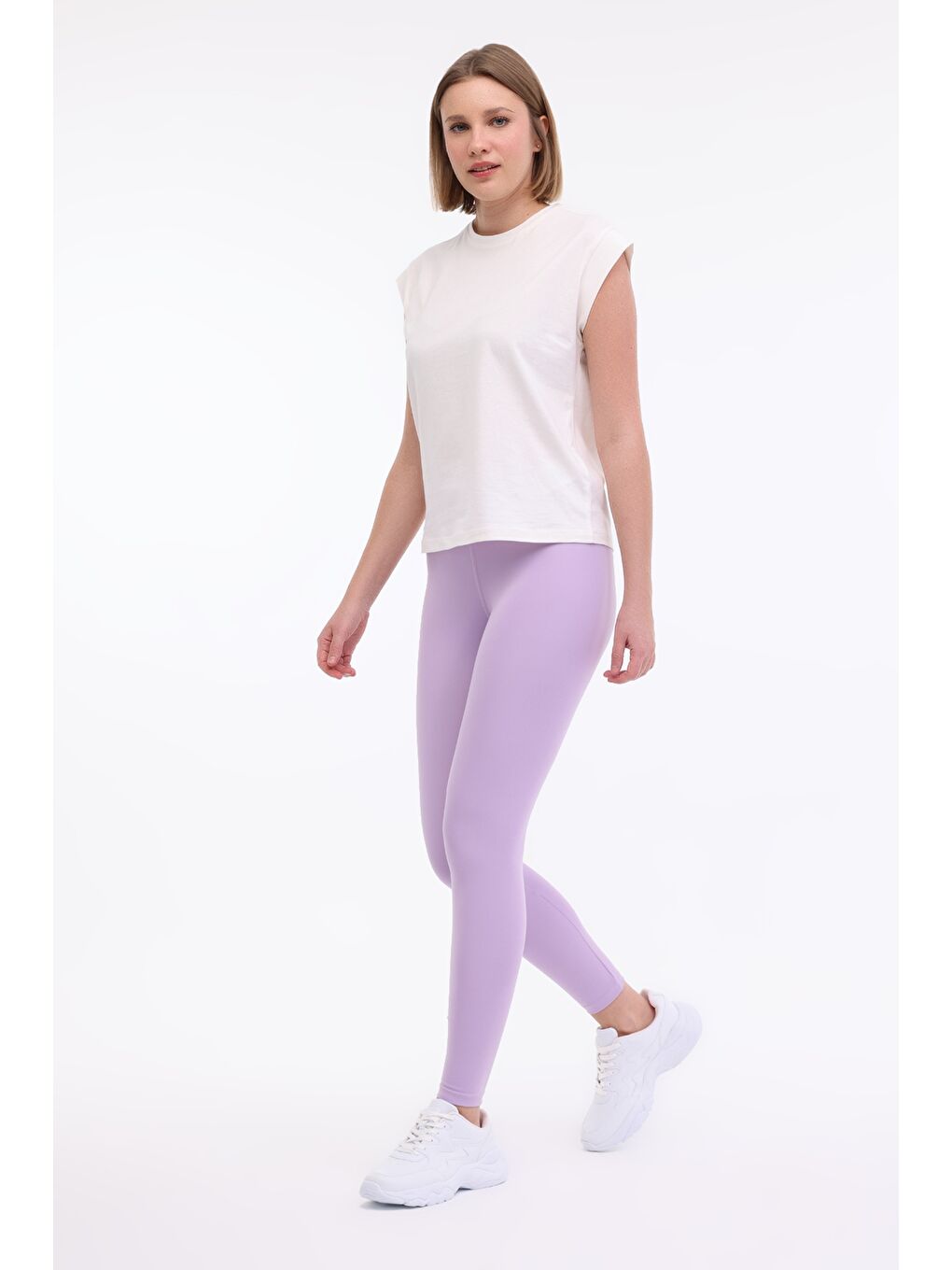 WB 7/8 TAYT 26SN229 5FX Mor Kadın Tayt-2