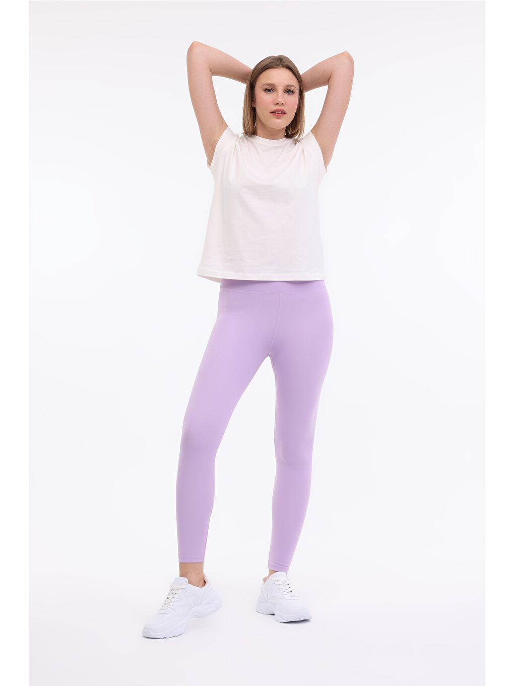 WB 7/8 TAYT 26SN229 5FX Mor Kadın Tayt-4