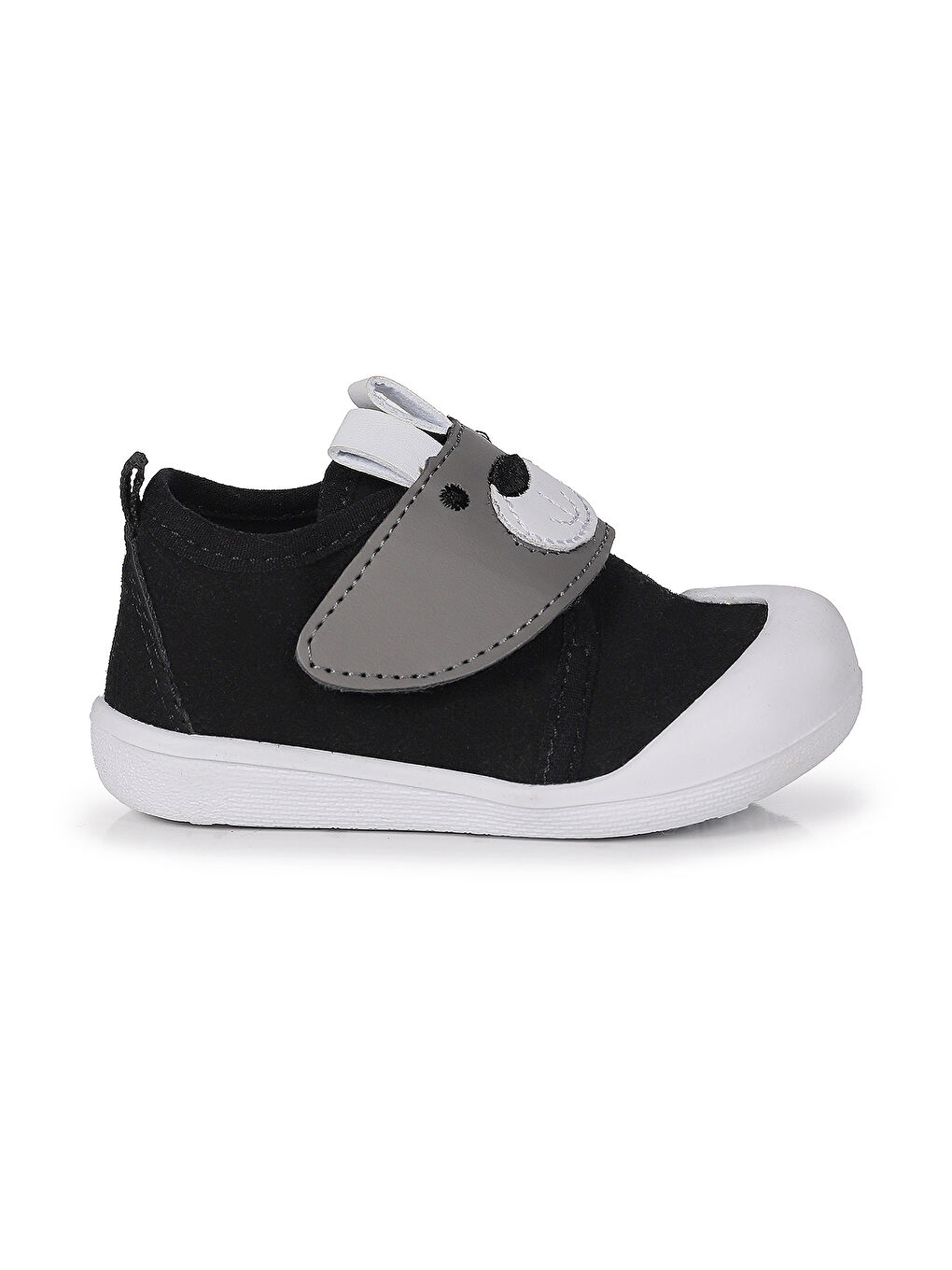 Siyah Winni Cırtlı Kız Bebek İlk Adım Ortopedik Günlük Ayakkabı-3