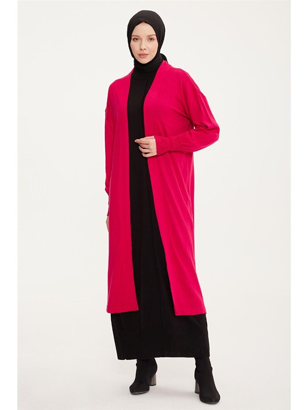 Pembe Hırka 22Kd4245 Orkide-1