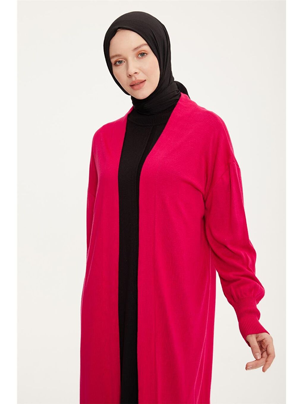 Pembe Hırka 22Kd4245 Orkide-3