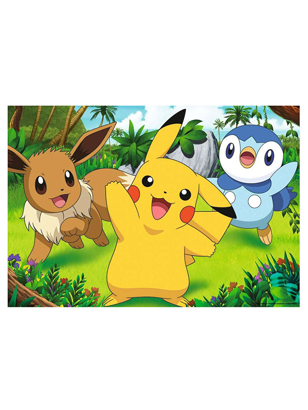 Ravensburger Renksiz Çocuk Puzzle 2x24 Parça Pokemon 056682 - 1