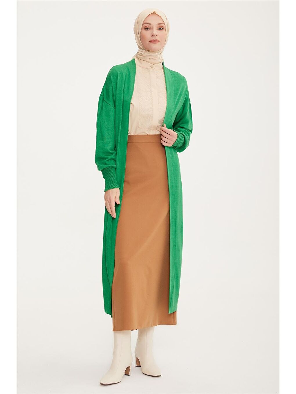 Hırka 22Kd4245 Çimen Yeşili-1