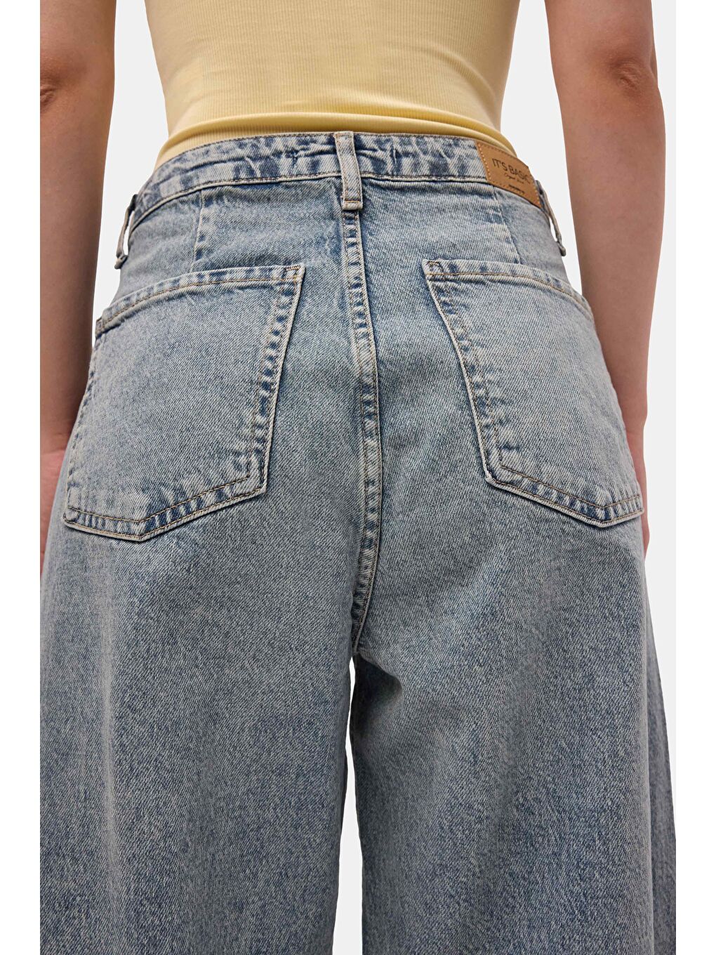 Mavi Kadın Jean Renk 4s6-32 Relax Fit Esnek Kumaş Denim Jean-4