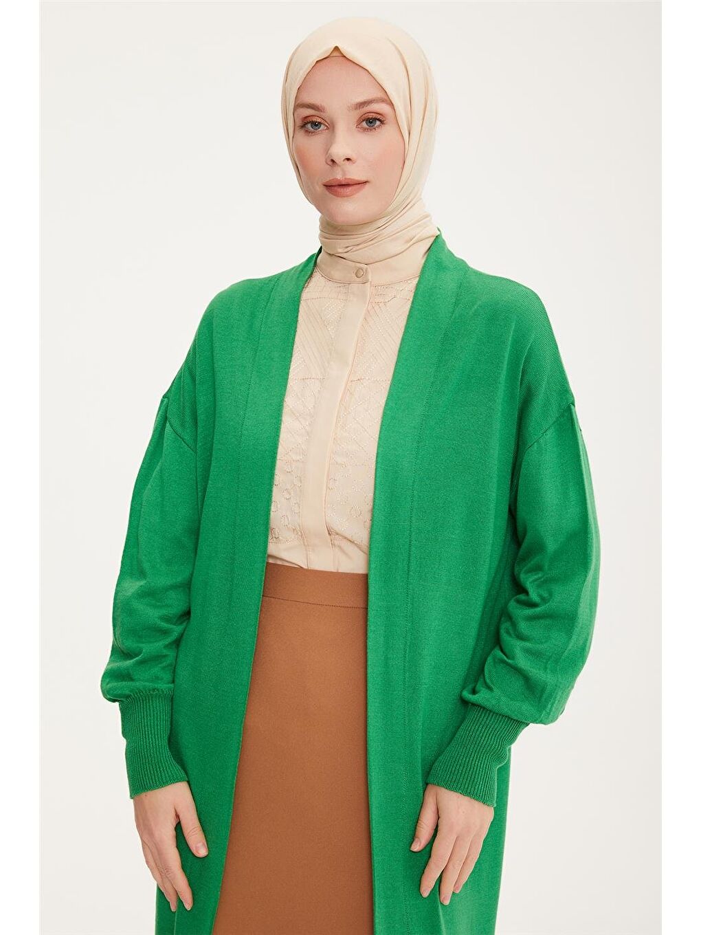 Hırka 22Kd4245 Çimen Yeşili-3