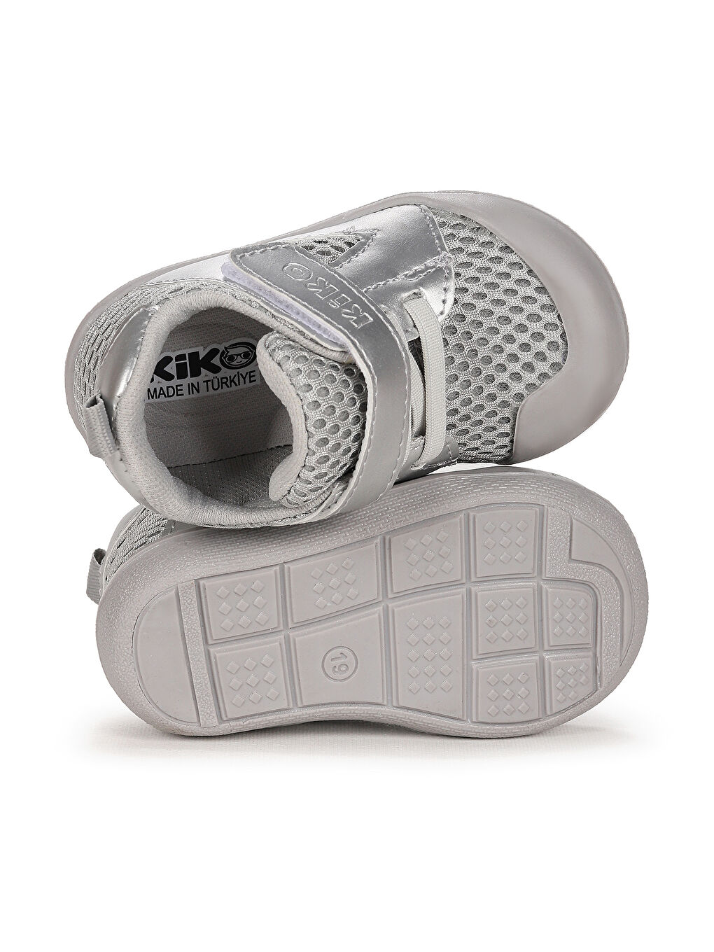 Gri Puppies Cırtlı Kız Bebek İlk Adım Ortopedik Günlük Ayakkabı-4