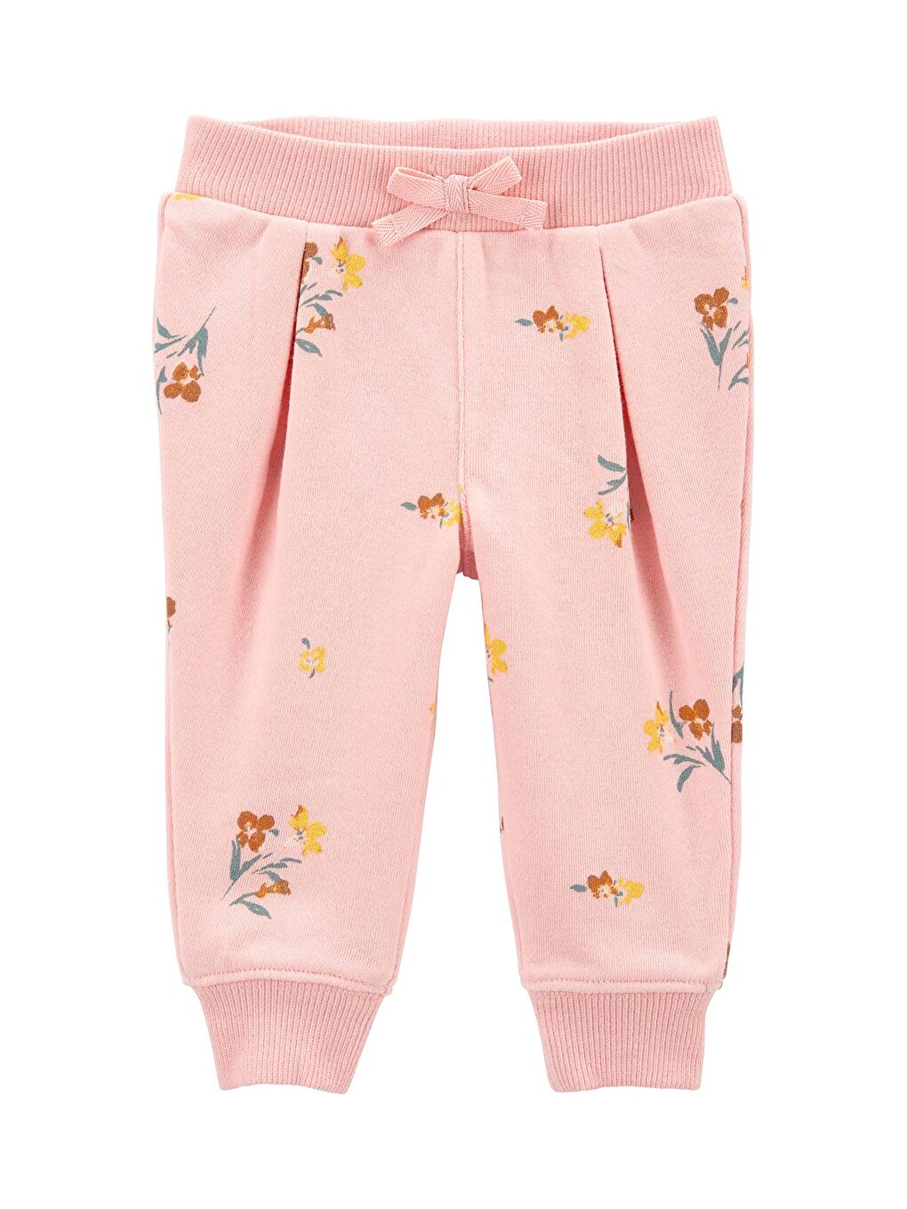 Pembe Kız Bebek Pantolon Desenli