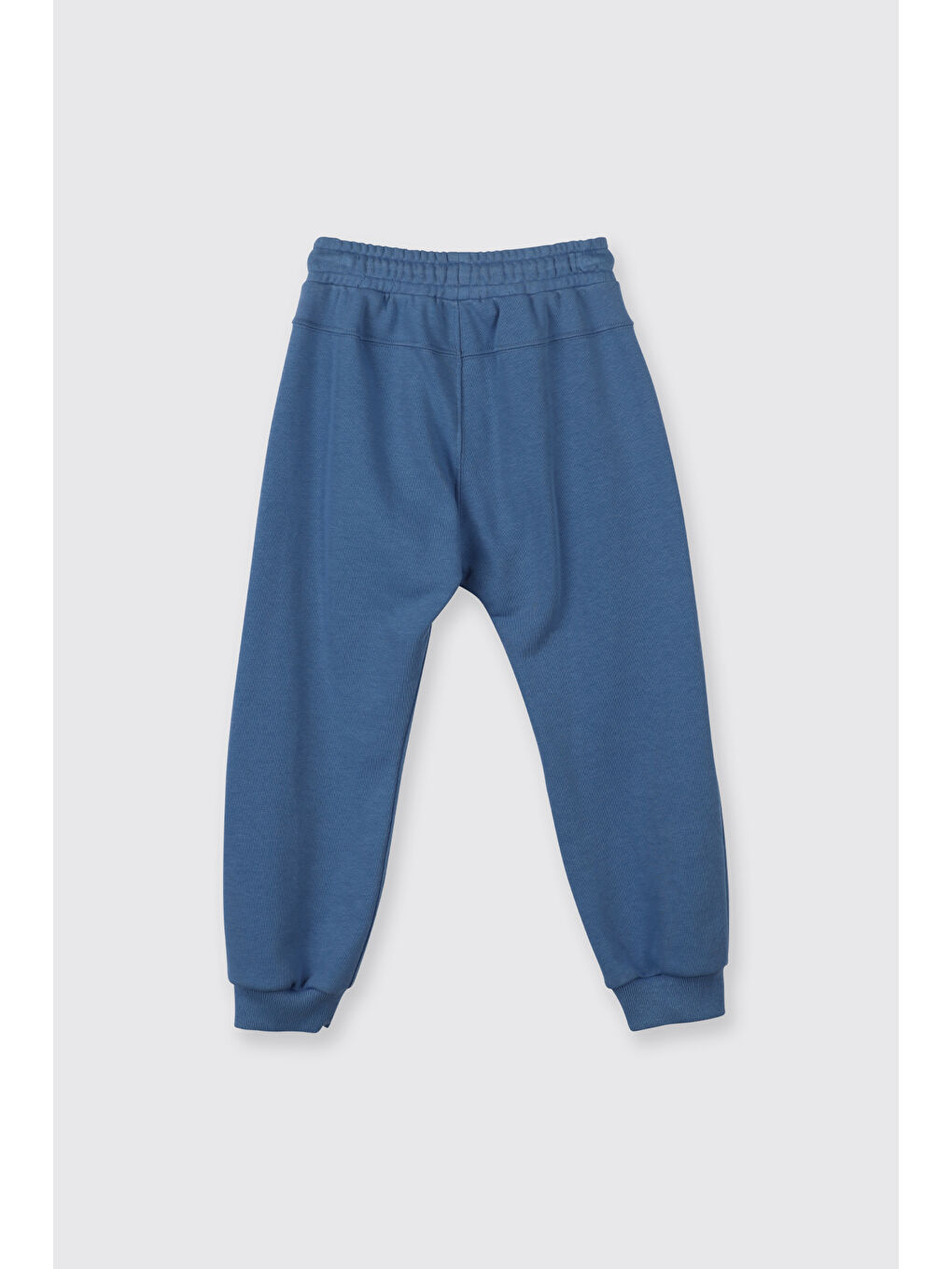 Erkek Çocuk Lastikli Paçası Ribanalı Mavi Eşofman Altı-5