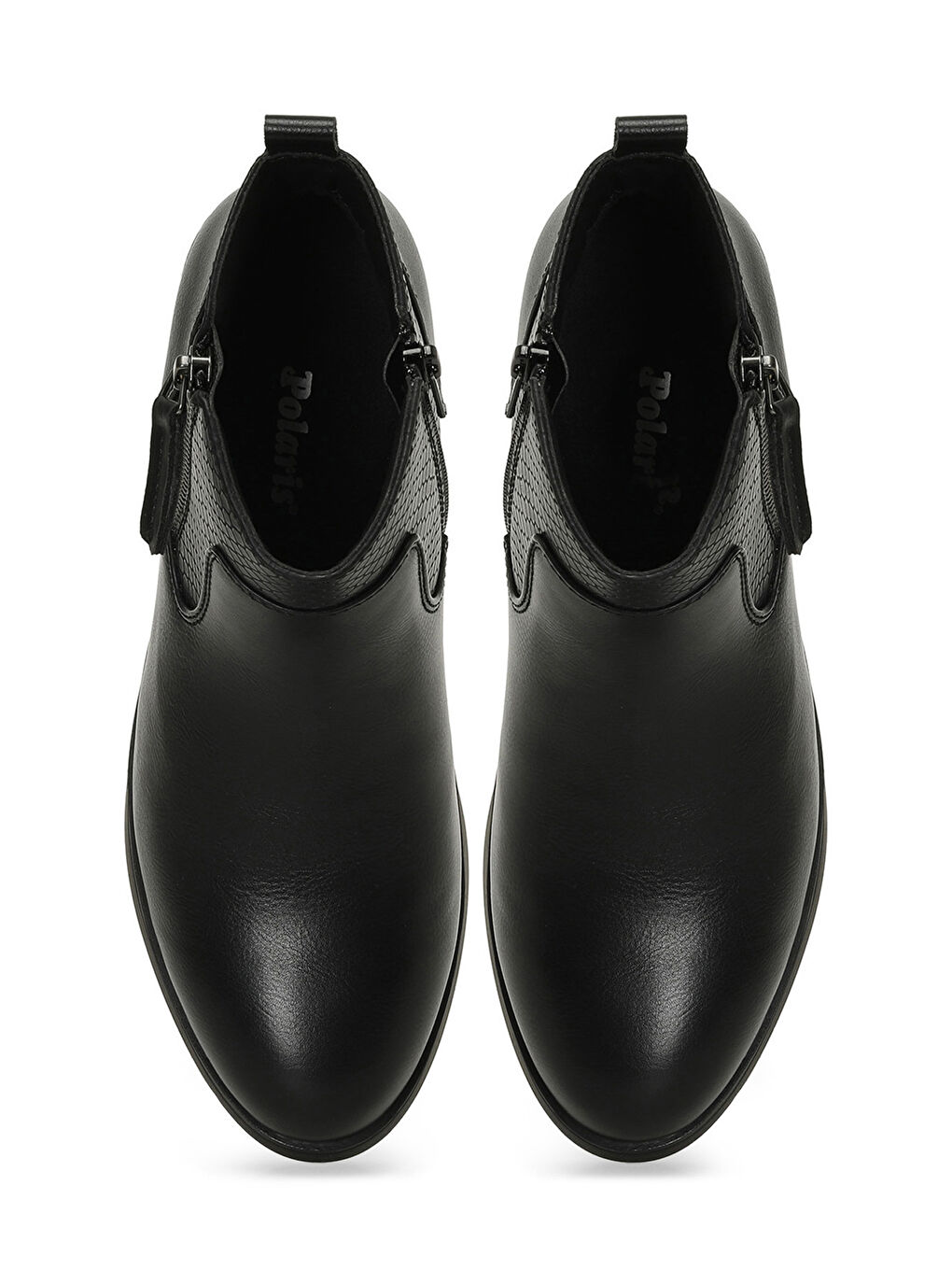 166609.Z4PR Siyah Kadın Dolgu Topuk Bot-3