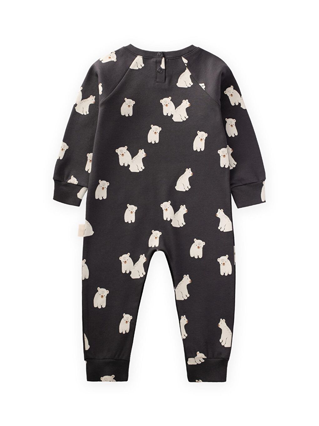 Antrasit Erkek Çocuk Baskılı Tulum-1