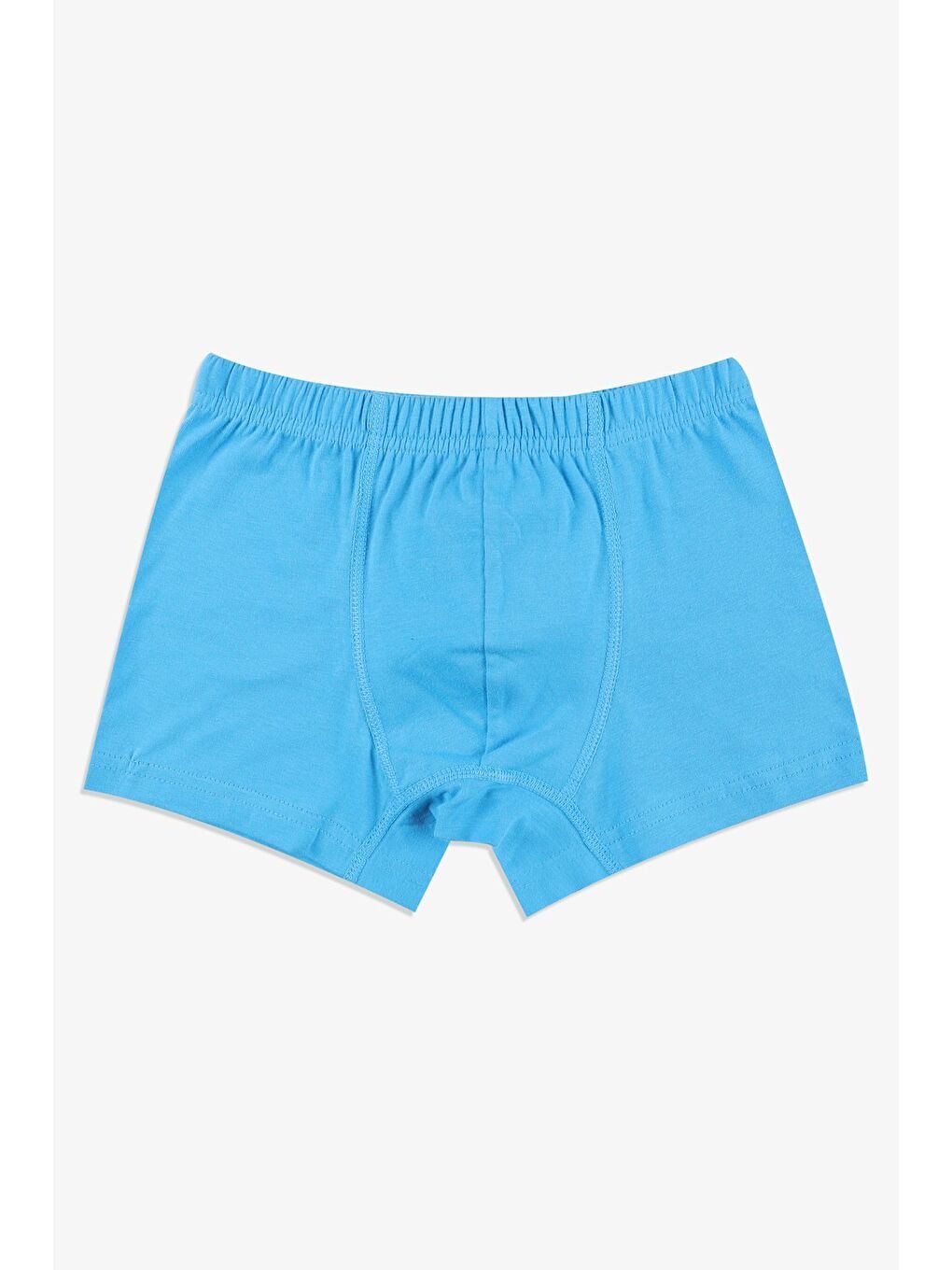 Mavi Erkek Çocuk 5'li Pamuklu Sevimli Canavar Desenli Boxer-2