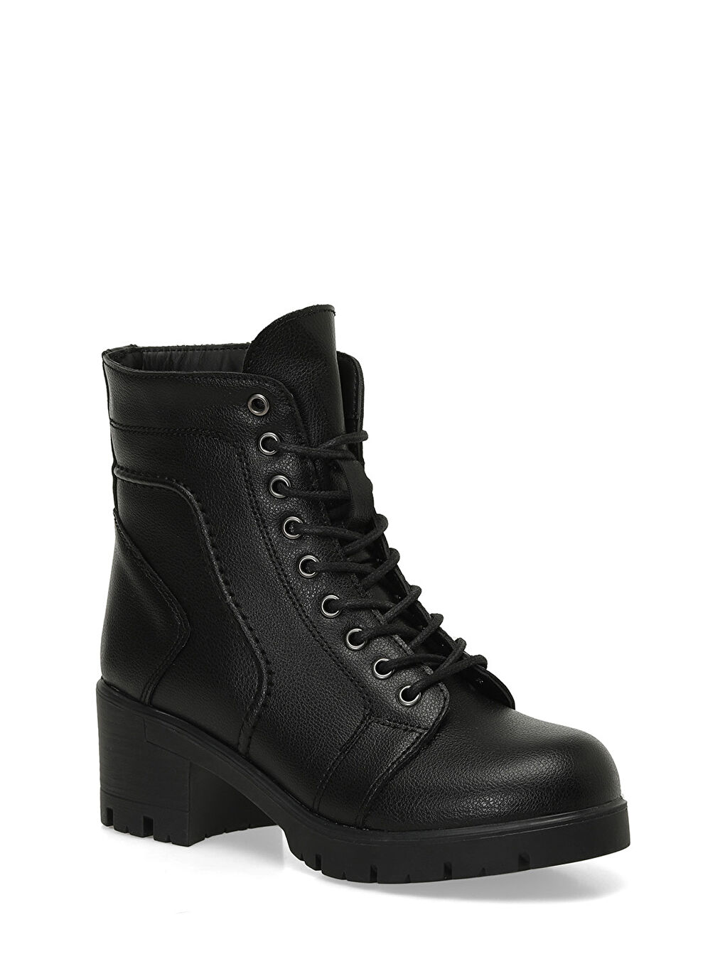 318600.Z 4PR Siyah Kadın Topuklu Bot-1