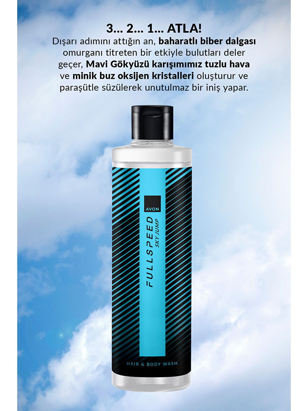 Full Speed Sky Jump Saç ve Vücut Şampuanı 250ml-2