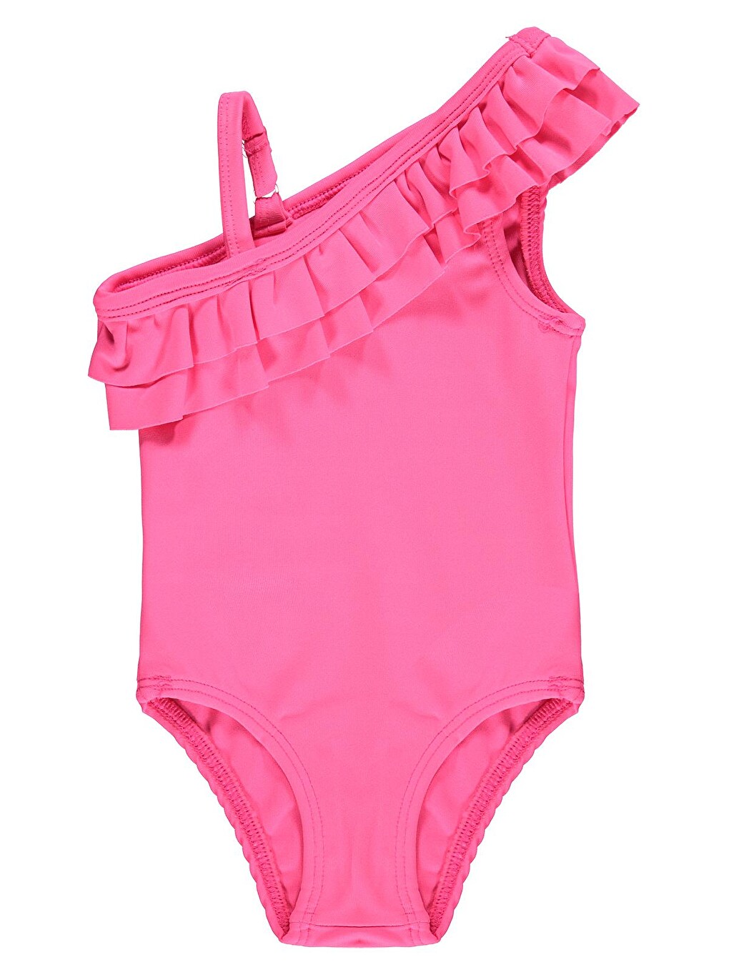 Baby Çift Kat Fırfırlı 6-18 Ay Mayo - Pembe